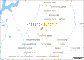 map of Kaseba Chibundama