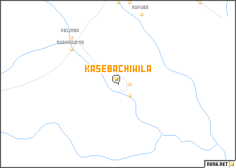 map of Kaseba-Chiwila