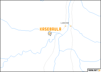 map of Kasebaula