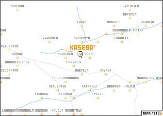 map of Kaseba