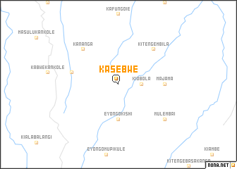 map of Kasebwe