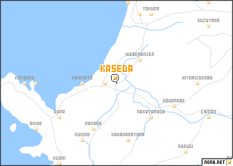 map of Kaseda