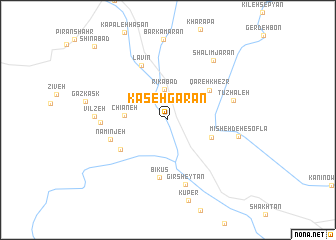 map of Kāsehgarān