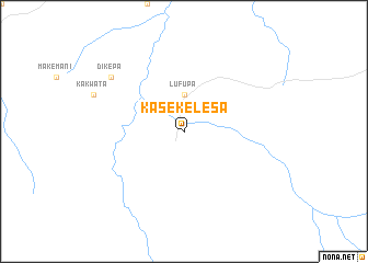 map of Kasekelesa