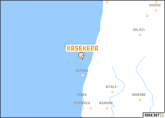 map of Kasekera