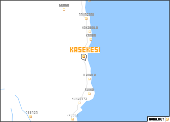 map of Kasekesi