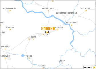 map of Kaseke