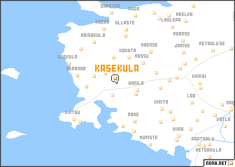 map of Kaseküla