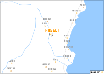 map of Kaseli