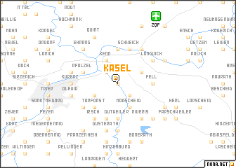 map of Kasel