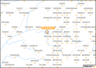 map of Kasema