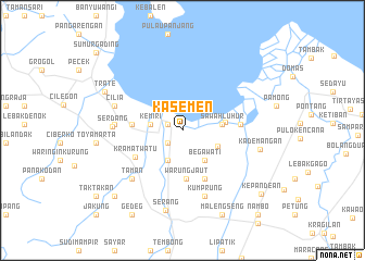 map of Kasemen