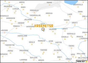 map of Kasemetsa