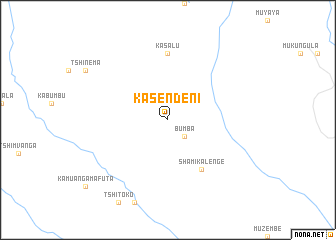 map of Kasendeni