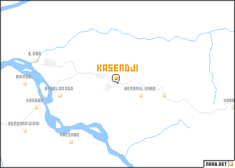 map of Kasendji