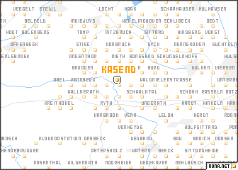 map of Kasend