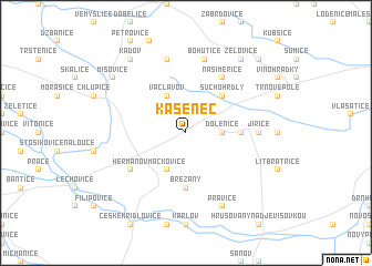 map of Kašenec