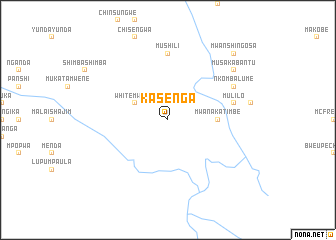 map of Kasenga