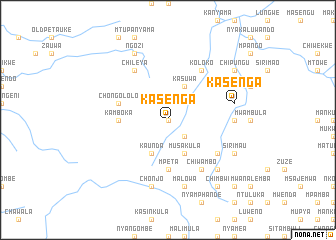 map of Kasenga