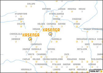 map of Kasenga