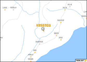 map of Kasengu