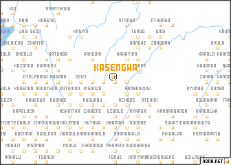 map of Kasengwa