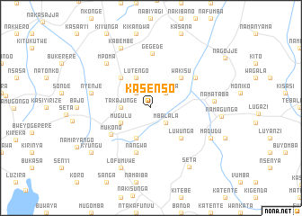 map of Kasenso