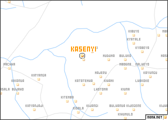 map of Kasenyi