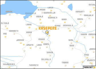 map of Kasepere