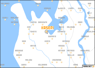 map of Kaseri