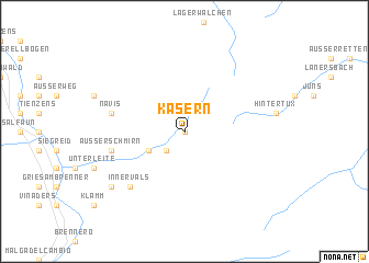 map of Kasern