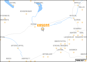 map of Käsern