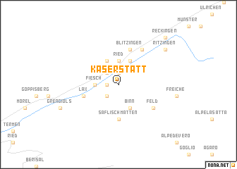 map of Käserstatt