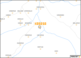 map of Kasesa