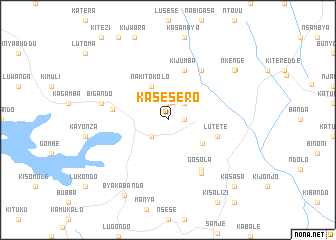 map of Kasesero