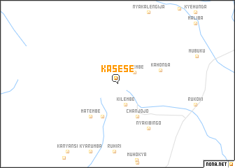 map of Kasese