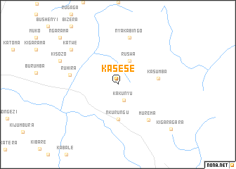 map of Kasese