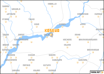 map of Kasewa