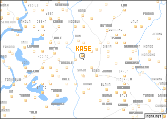 map of Kase