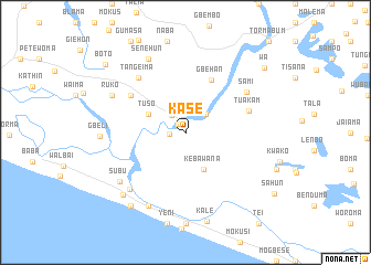 map of Kase