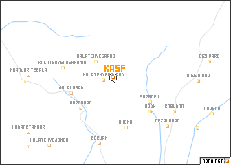 map of Kāsf