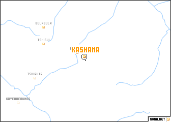 map of Kashama