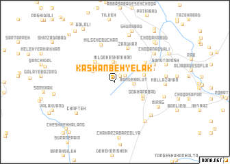 map of Kāshanbeh-ye Lak