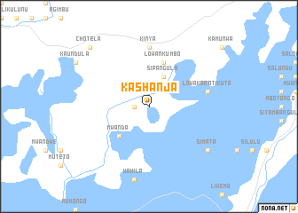 map of Kashanja