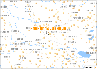 map of (( Kasharaj-Lushnje ))