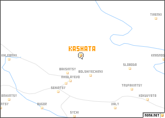 map of Kashata