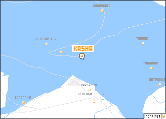 map of Kasha