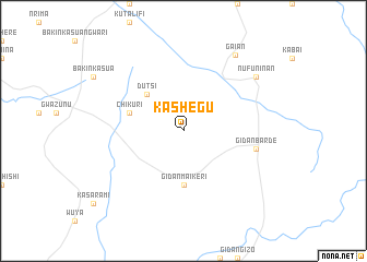 map of Kashegu