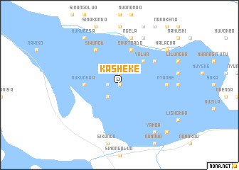 map of Kasheke