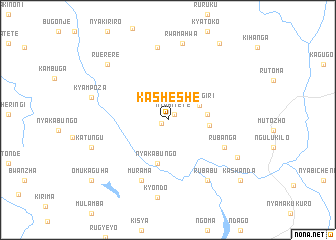 map of Kasheshe